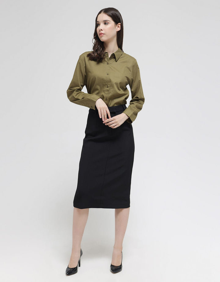 Connexion Maxi Skirt Poly Midi Pencil