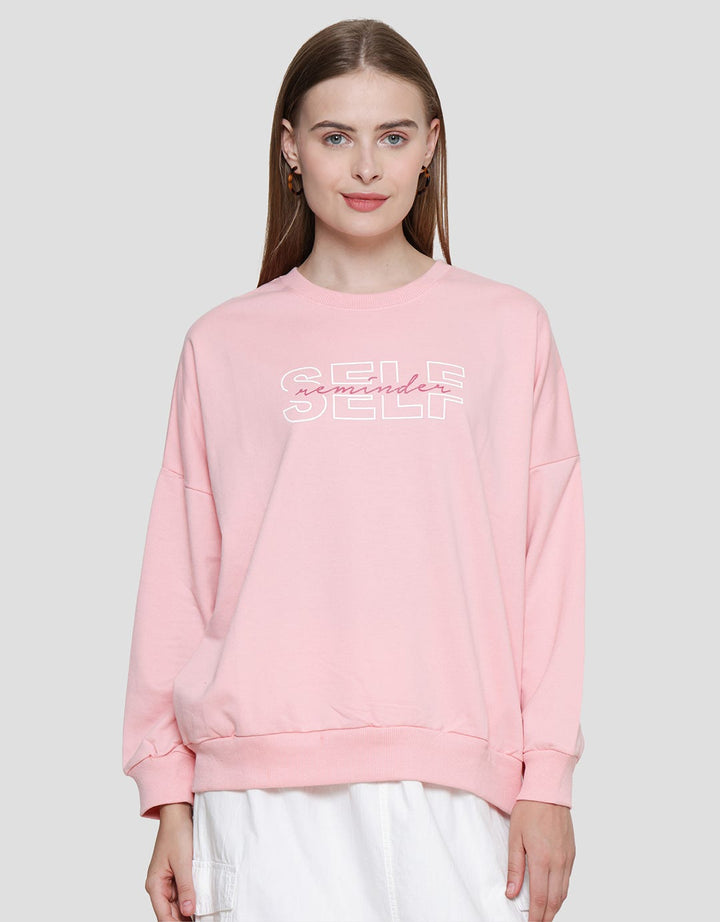 Cardinal Girl Self Reminder Women's Sweater