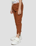 Little M Long Pants Woven Regular Rubber Combination Legs
