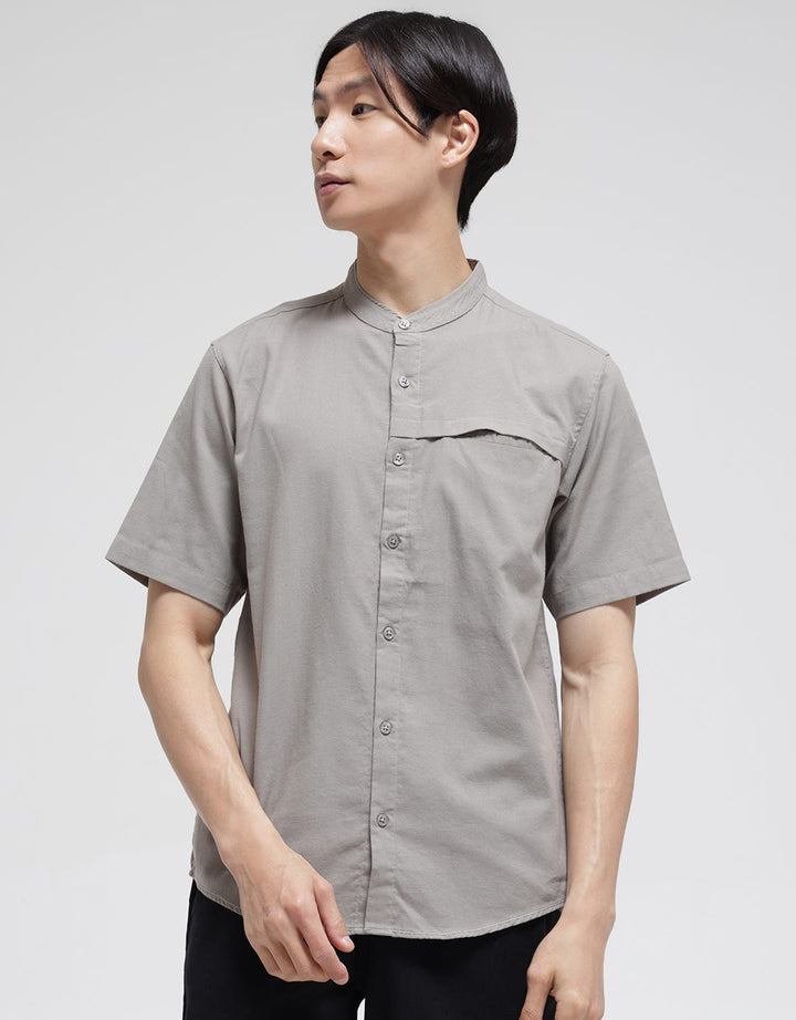 Details Oxford Solid Kemeja Pria