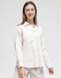 Nevada Long Sleeve Shirt Woven Top Reg Brushed Cotton Twill