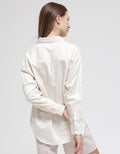 Nevada Long Sleeve Shirt Woven Top Reg Brushed Cotton Twill