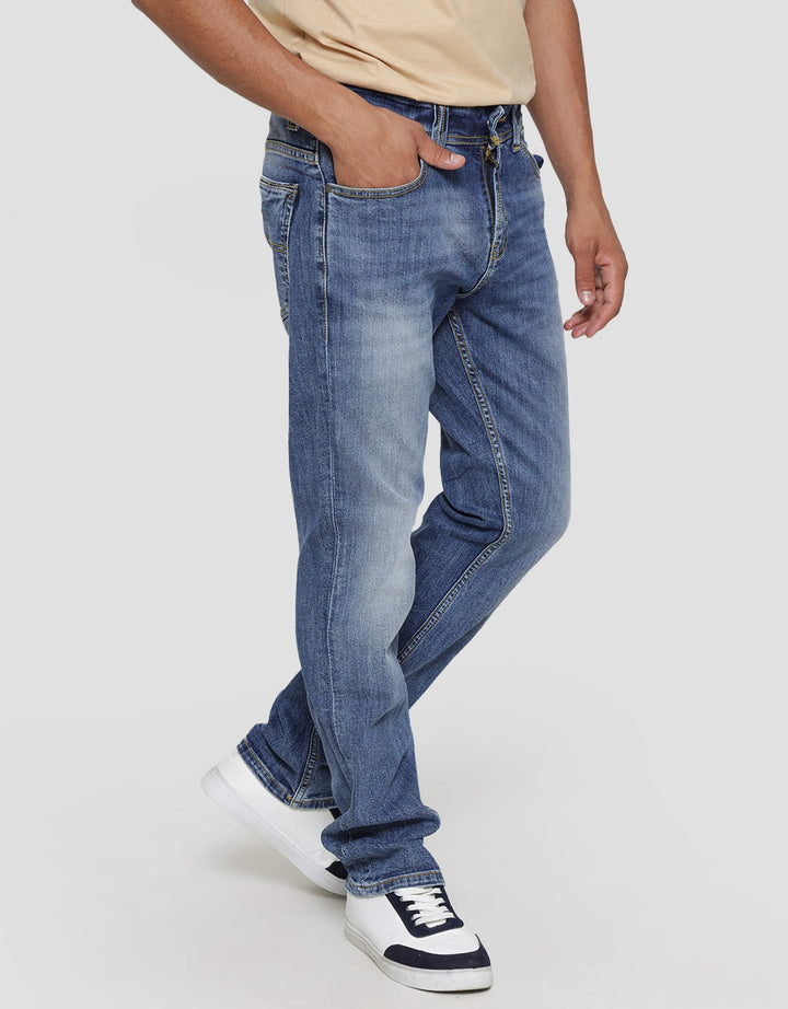 Lois Washed Accent Look Slim Fit Stretch Jeans