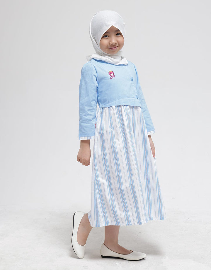 Rodeo Junior Girl Ghamis Garis Dress Kids