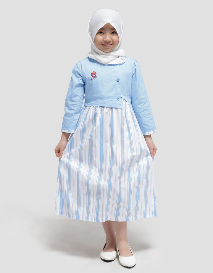 Rodeo Junior Girl Ghamis Garis Dress Kids
