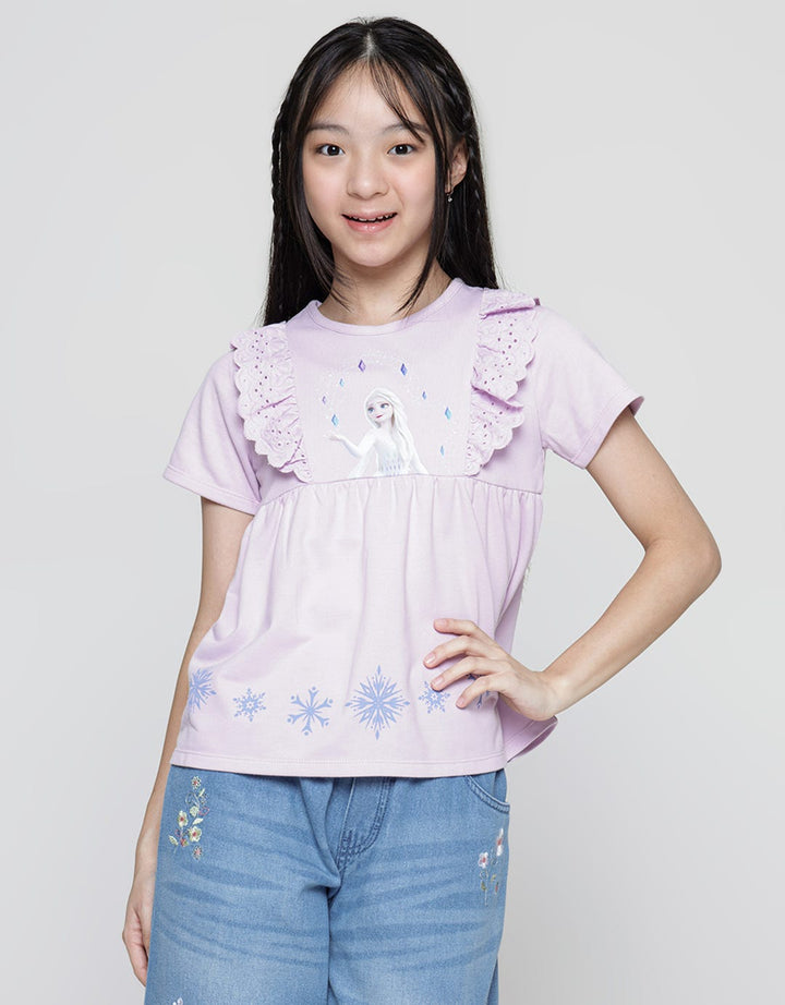 Disney Frozen Babydoll Kaos Anak Perempuan