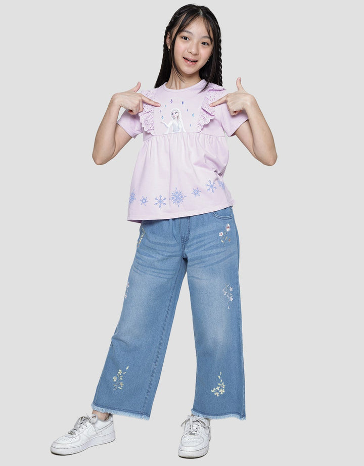 Disney Frozen Babydoll Kaos Anak Perempuan