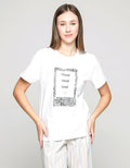 Details Tee Animal Polaroid Kaos Wanita