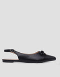 St. Yves Slingback Ribbon Sepatu Flat Wanita
