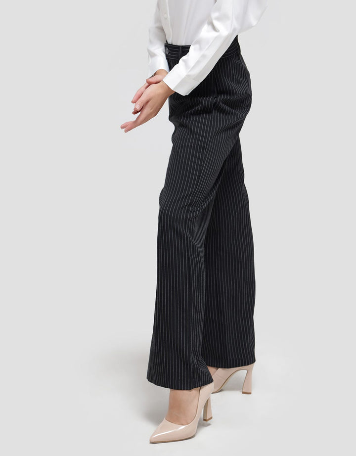 Connexion Pinstripe Celana Panjang Wanita