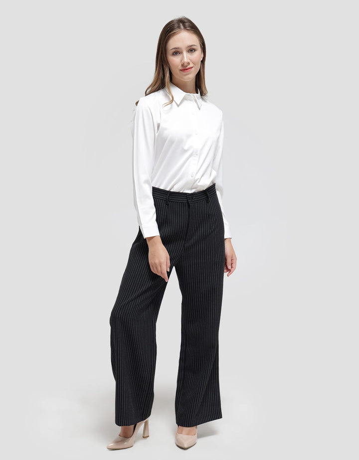 Connexion Pinstripe Celana Panjang Wanita