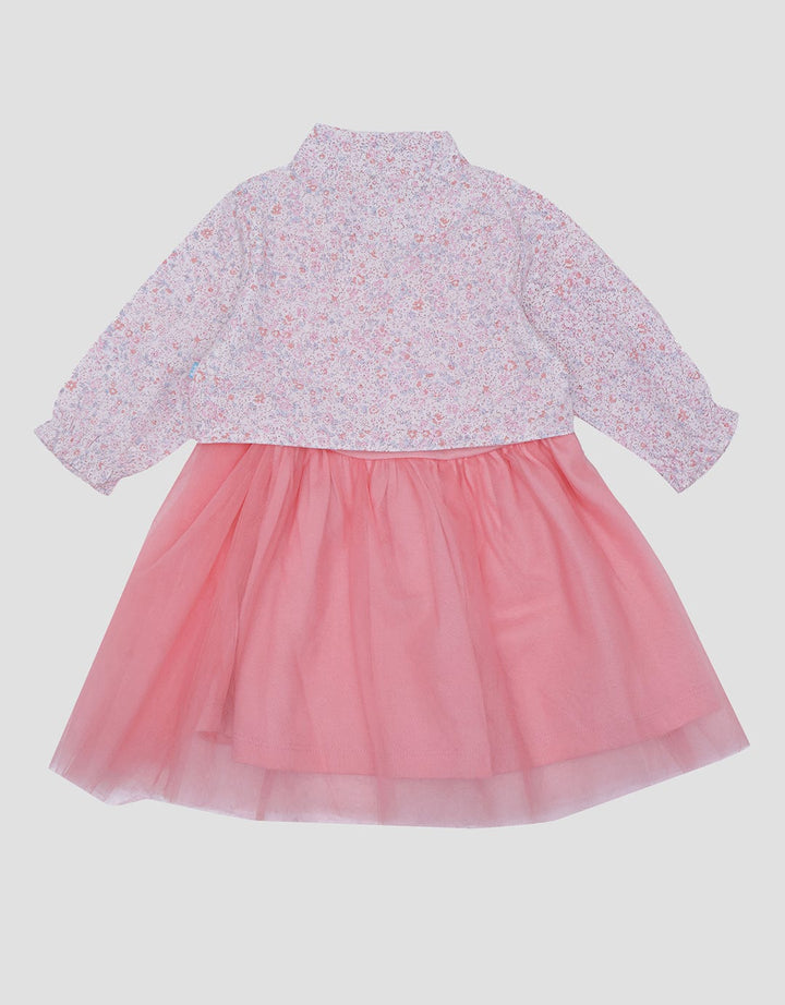 Pipiniko Hanbuk Midi Dress Lengan Pendek Anak Perempuan