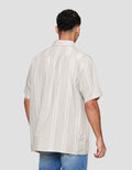 Cole Stripe Print Kemeja Pria