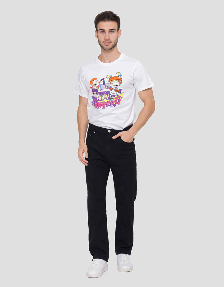 Cole Basic Solid Men's Long Denim Pants