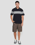 Cole Stripe Chest Kaos Polo Pria