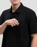 Cole Solid Slub Pocket Kaos Polo Pria