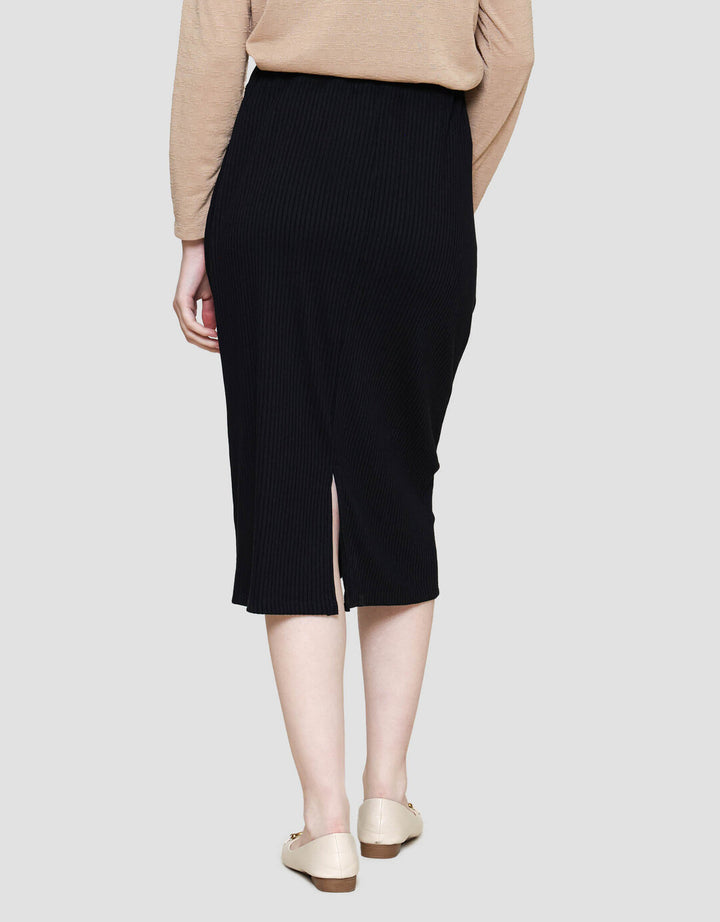 Connexion Overall Midi Skirt Skirt Knit Basic