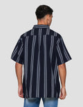 Cole Stripe Print Kemeja Pria