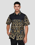 Arjuna Weda Hem Body Fit Cokro Cemani Kemeja Batik Pria