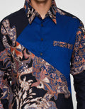 Arjuna Weda Daun Kemeja Batik Pria