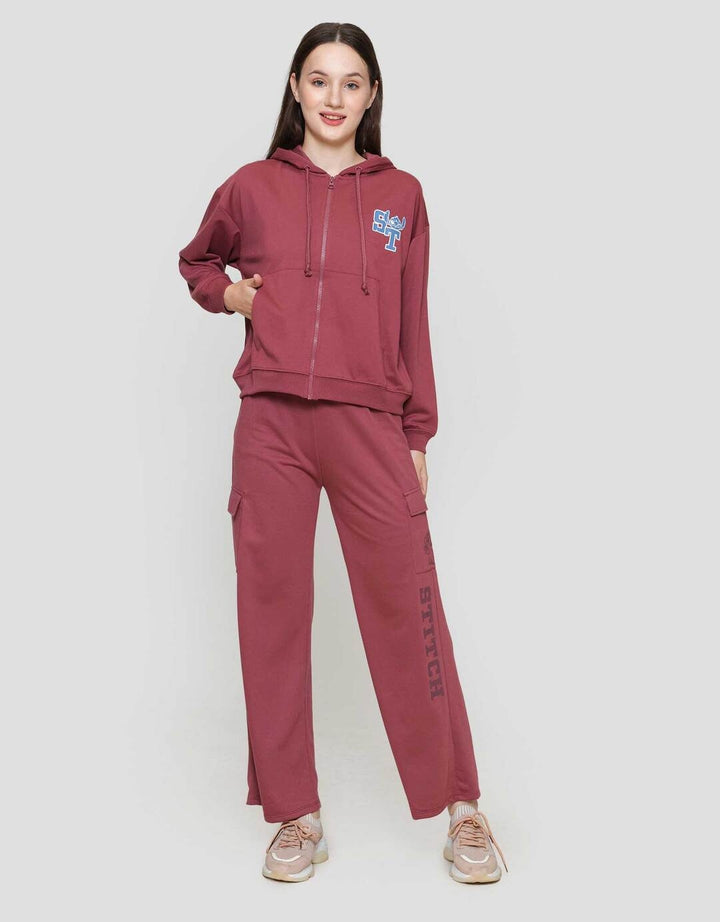 Disney Regular Print Stitch Jaket Wanita