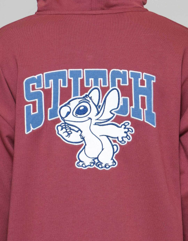 Disney Regular Print Stitch Jaket Wanita