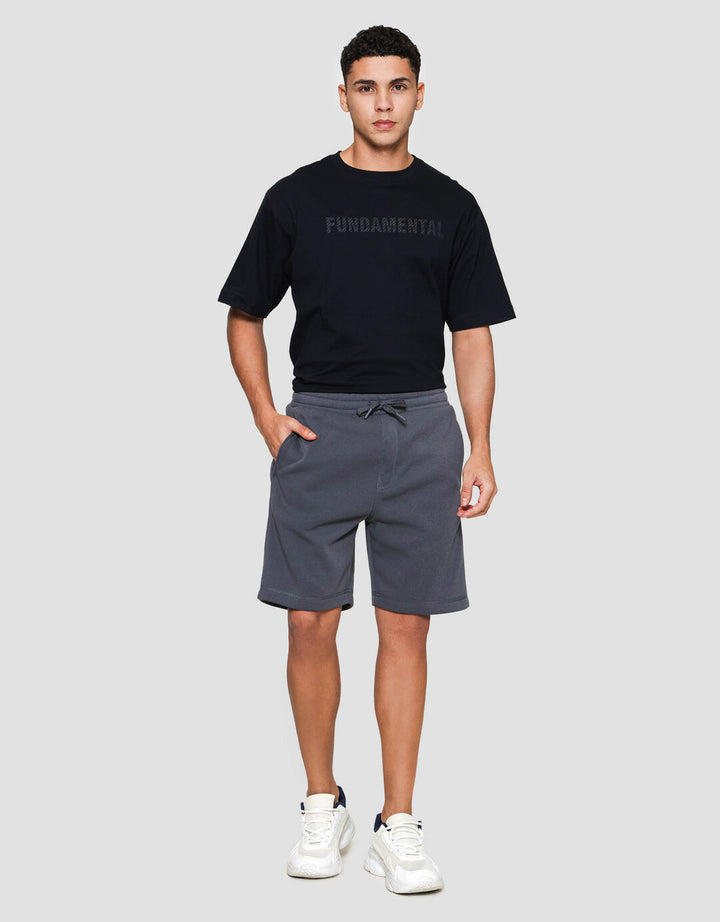 Cole Knit Fleace Piping Celana Pendek Pria