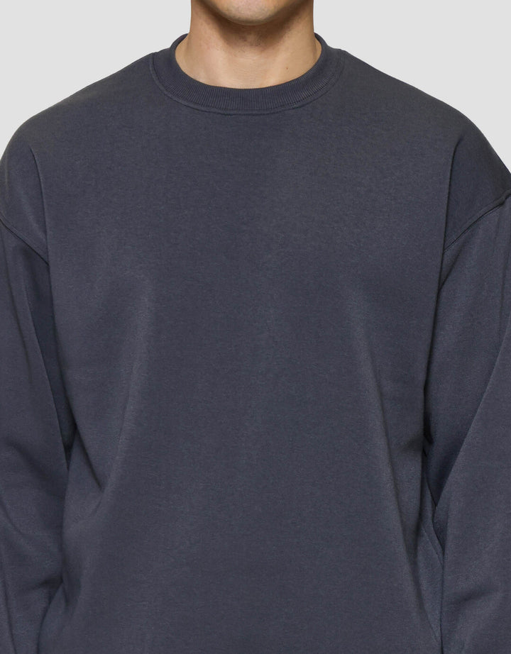 Cole Basic Roun Neck Fleace Sweater Pria