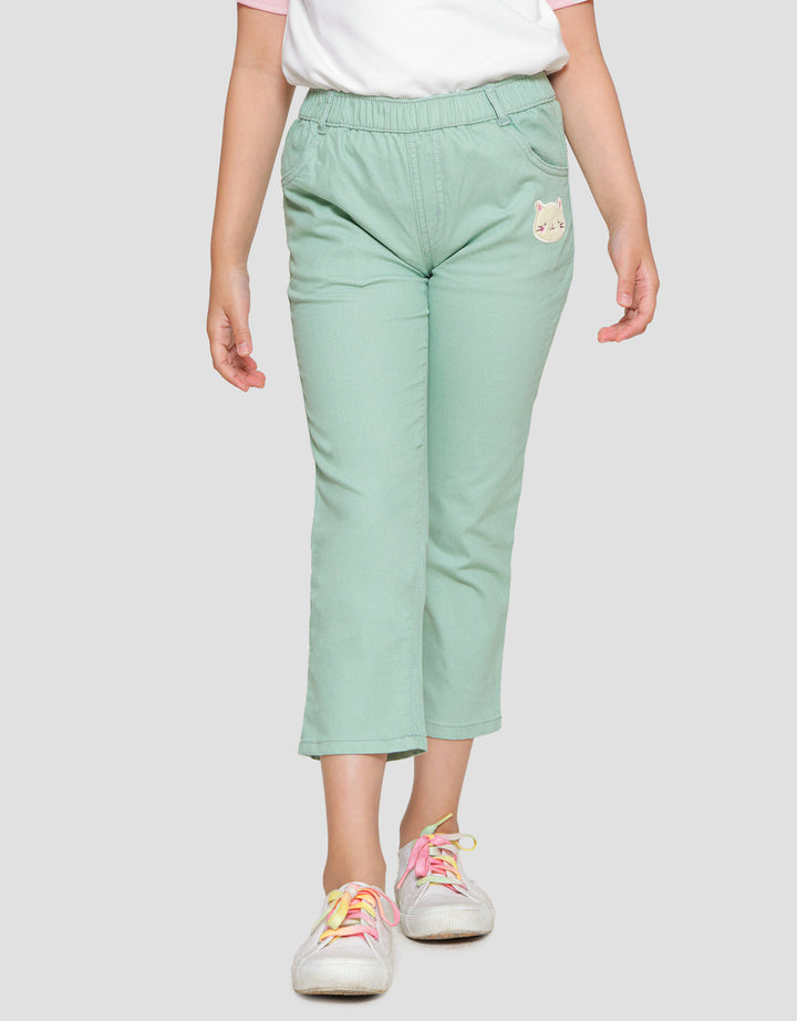 Little M Jegging Basic Bordir 3 Celana Panjang Anak Perempuan