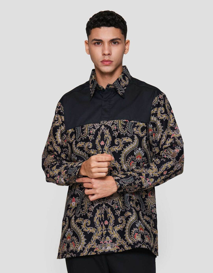 Arjuna Weda Body Fit Cokro Cemani Kemeja Batik Pria