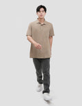 Cole Solid Slub Pocket Kaos Polo Pria