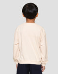 Little M Oversize Cut Sewn Great Crew Sweater Anak Laki-laki