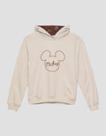 Disney Pull Over Basic Print Mickey Mouse Sweater Wanita