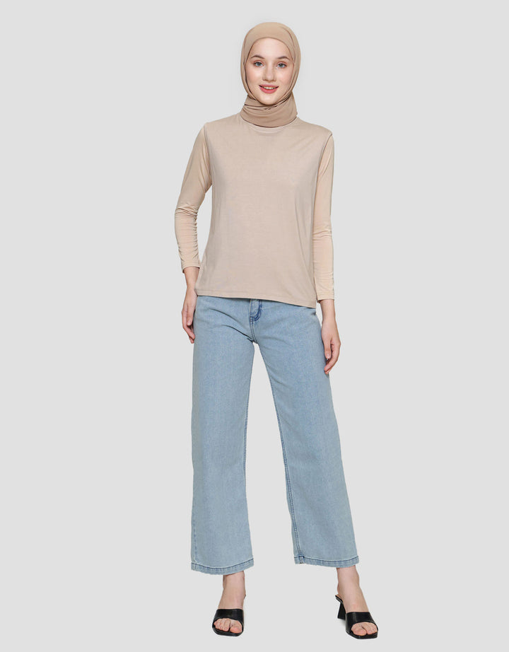 Annisa Soft Touch Inner Sleeveless Kaos Wanita