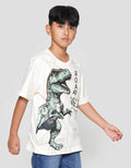 Nevada Print Dino Roar Kaos Anak Laki-laki