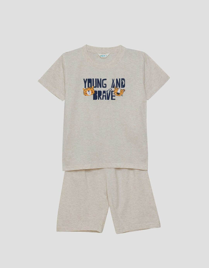 Little M Young And Brave Tiger Setelan Anak Laki-laki