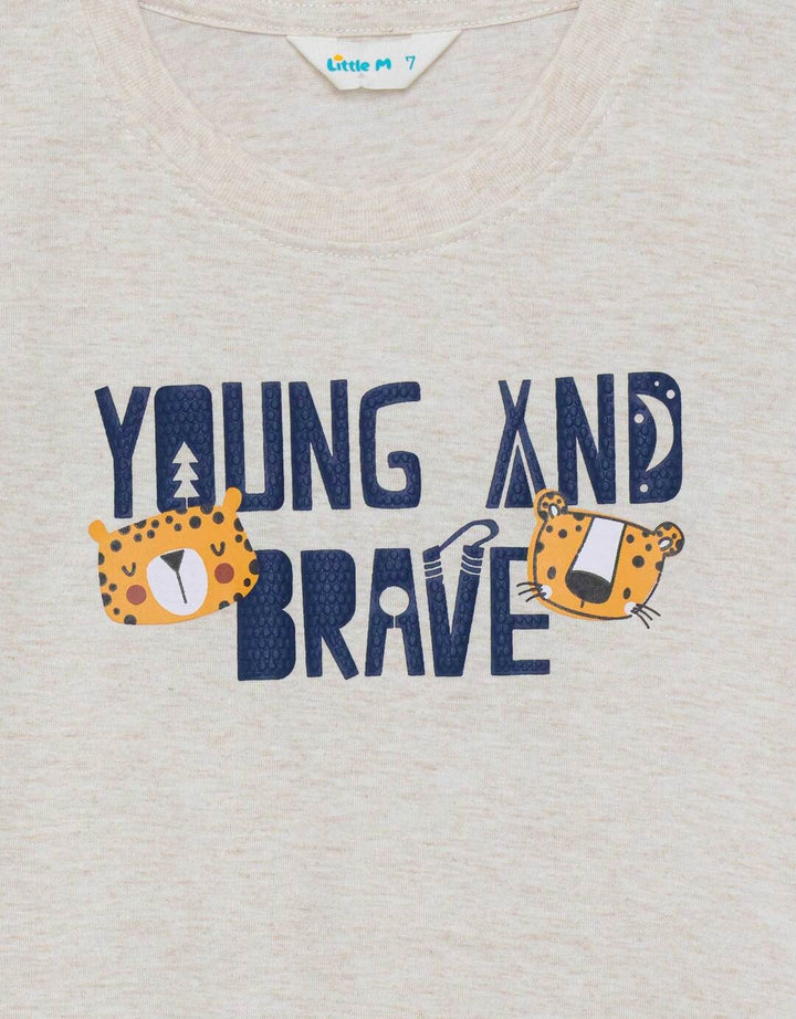 Little M Young And Brave Tiger Setelan Anak Laki-laki