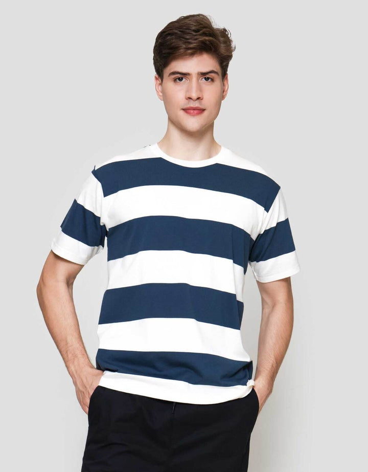 Nevada Stripe Yarn Dyed - Style Kaos Lengan Pendek Pria