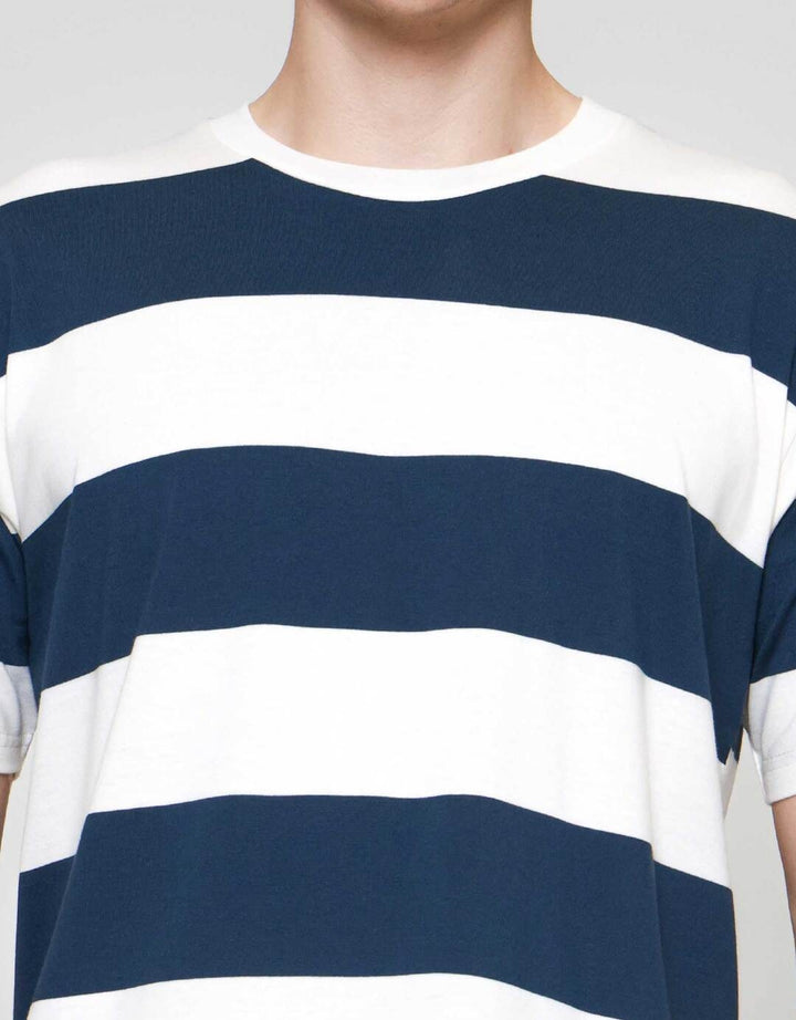 Nevada Stripe Yarn Dyed - Style Kaos Lengan Pendek Pria