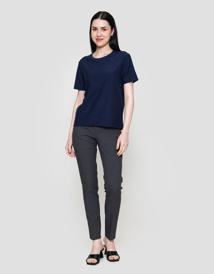 St. Yves Regular Jacquard Tees Kaos Wanita