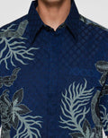 Arjuna Weda Hem Regular Fit Pasung Keris Kemeja Batik Pria
