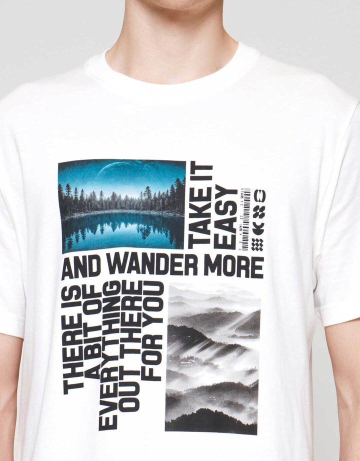 Nevada Photoprint - Take It Easy Kaos Lengan Pendek Pria