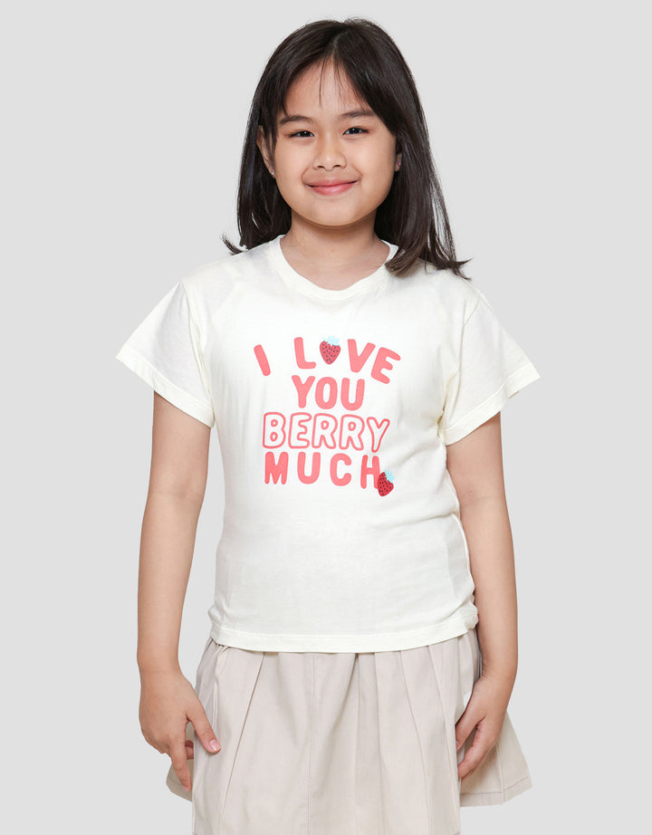 Little M Tee Aop Lemon Kaos Anak Perempuan