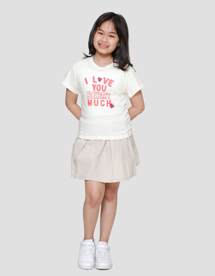 Little M Tee Aop Lemon Kaos Anak Perempuan