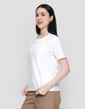 St. Yves Regular Jacquard Tees Kaos Wanita