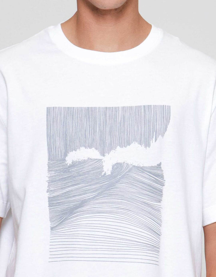 Cole Graphic Foaming Abstract Reg Fit Kaos Pria