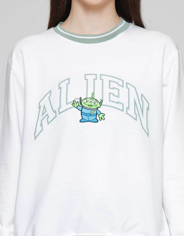 Disney Reguler Print Toy Story Alien Sweater Wanita