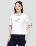 Disney Boxy Print Aliens  Kaos Lengan Pendek Wanita