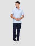 Cole Fancy Solid Popcorn Reverse Kaos Polo Pria