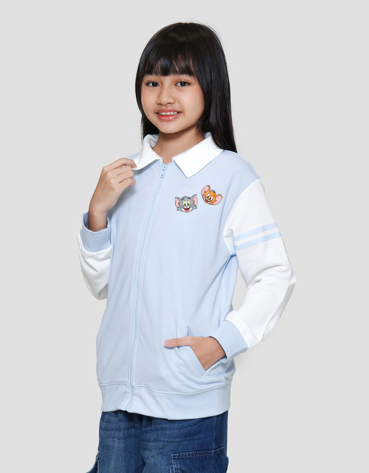 Character Collar Tom N Jerry Jaket Anak Perempuan